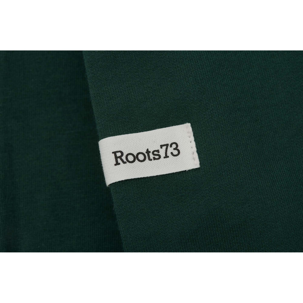 Roots73 Canmore Eco French Terry Full Zip Hoodie for Men Embroidery - Evergreen - Detail 4