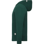 Roots73 Canmore Eco French Terry Full Zip Hoodie for Men Embroidery - Evergreen - Left Side