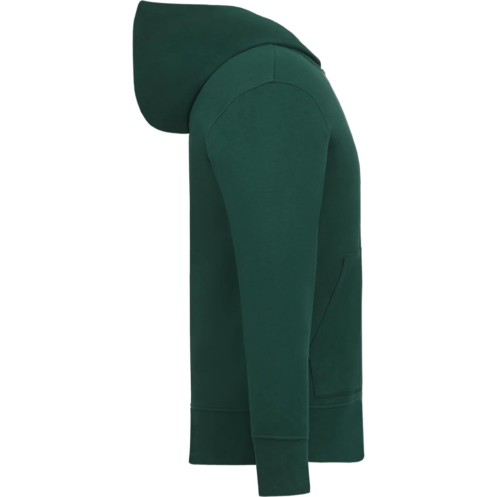 Roots73 Canmore Eco French Terry Full Zip Hoodie for Men Embroidery - Evergreen - Right Side