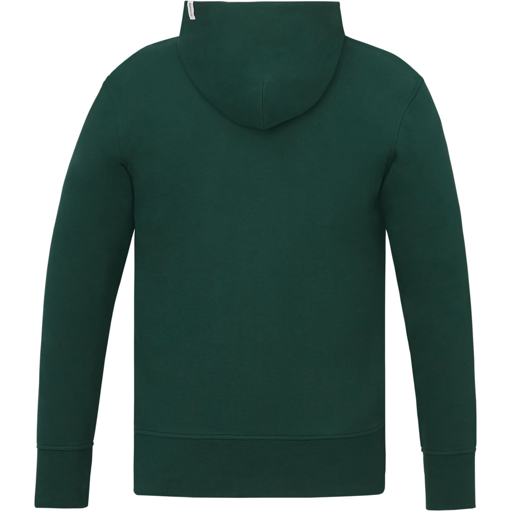 Roots73 Canmore Eco French Terry Full Zip Hoodie for Men Transfer - Evergreen - Back
