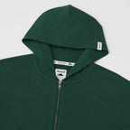 Roots73 Canmore Eco French Terry Full Zip Hoodie for Men Transfer - Evergreen - Detail