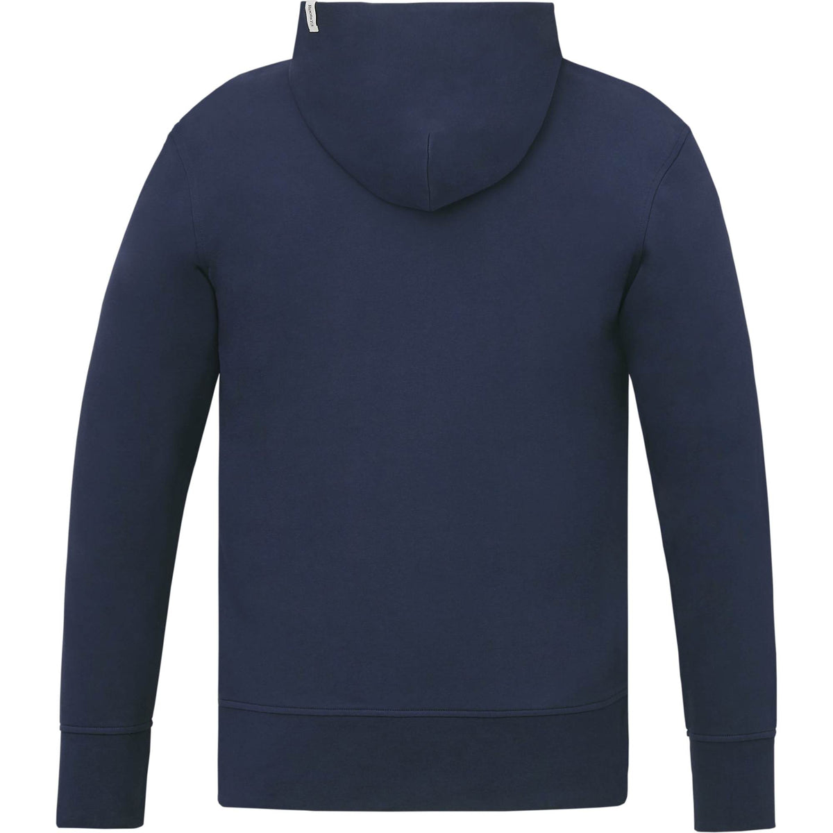 Roots73 Canmore Eco French Terry Full Zip Hoodie for Men Transfer - Indigo Blue - Back