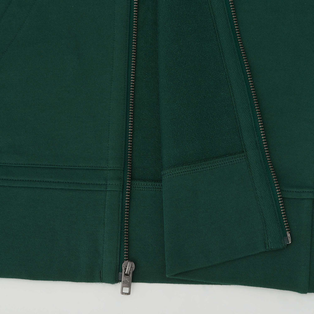 Roots73 Canmore Eco French Terry Full Zip Hoodie for Women Transfer - Evergreen - Detail 3