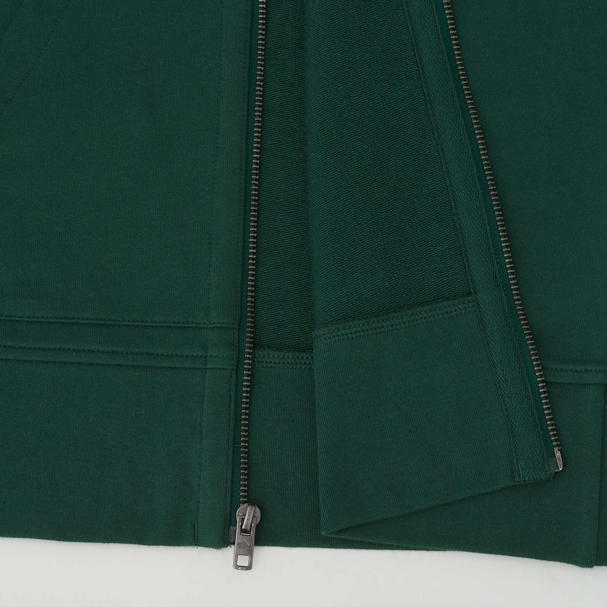 Roots73 Canmore Eco French Terry Full Zip Hoodie for Women Transfer - Evergreen - Detail 3