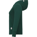 Roots73 Canmore Eco French Terry Full Zip Hoodie for Women Transfer - Evergreen - Left Side