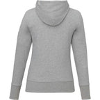 Roots73 Canmore Eco French Terry Full Zip Hoodie for Women Transfer - Grey Mix - Back