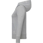 Roots73 Canmore Eco French Terry Full Zip Hoodie for Women Transfer - Grey Mix - Left Side