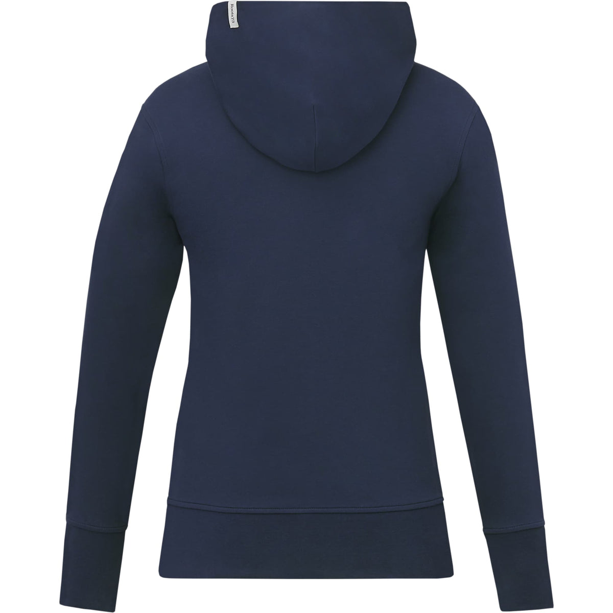 Roots73 Canmore Eco French Terry Full Zip Hoodie for Women Transfer - Indigo Blue - Back