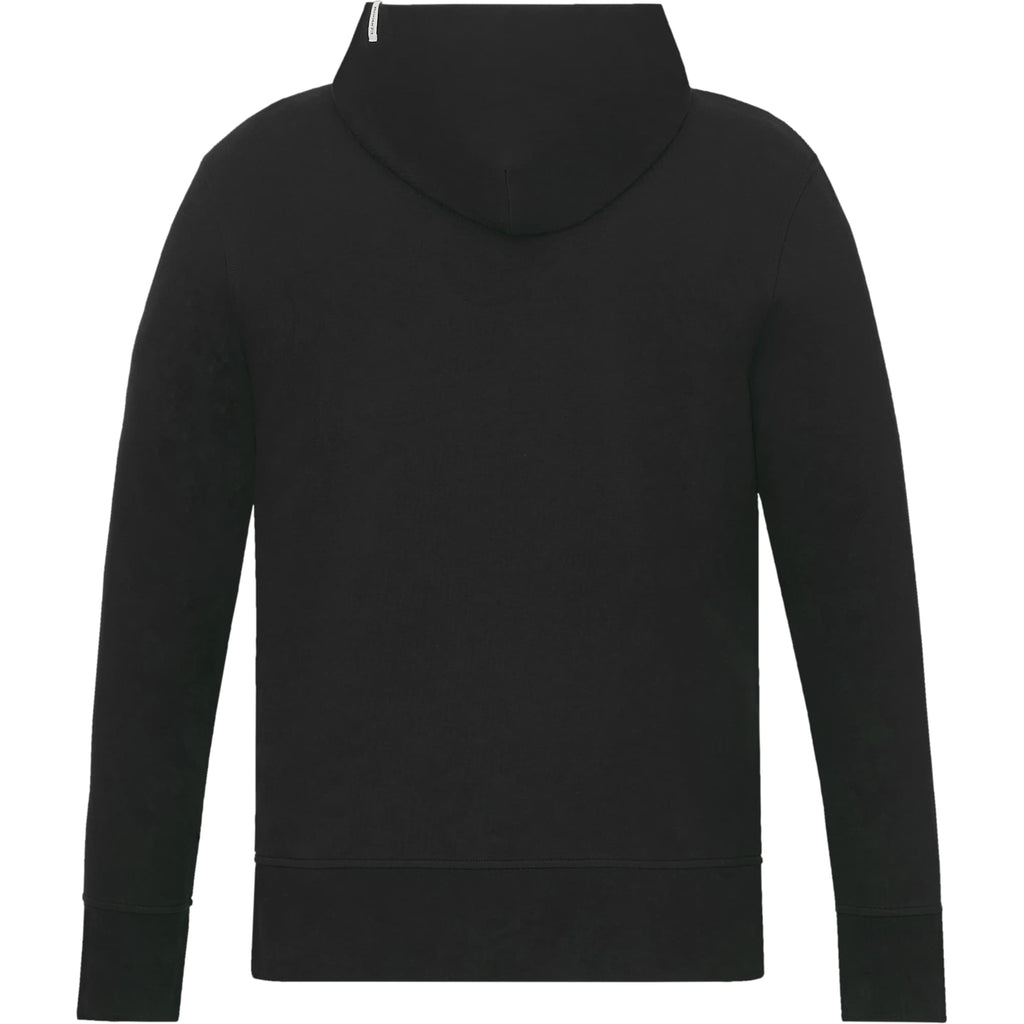 Roots73 Canmore Eco Pullover Hoodie, Unisex Embroidery - Black - Back