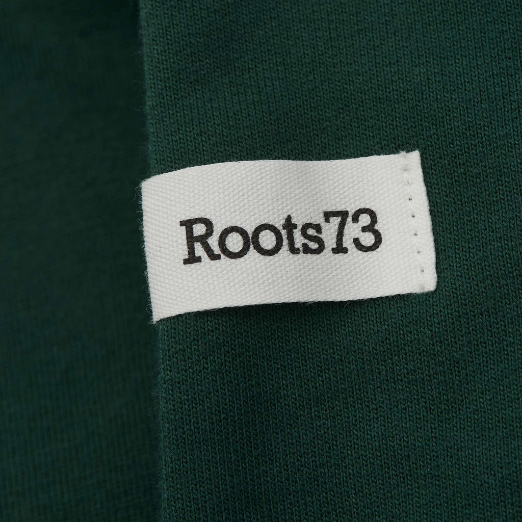 Roots73 Canmore Eco Pullover Hoodie, Unisex Embroidery - Evergreen - Detail 5