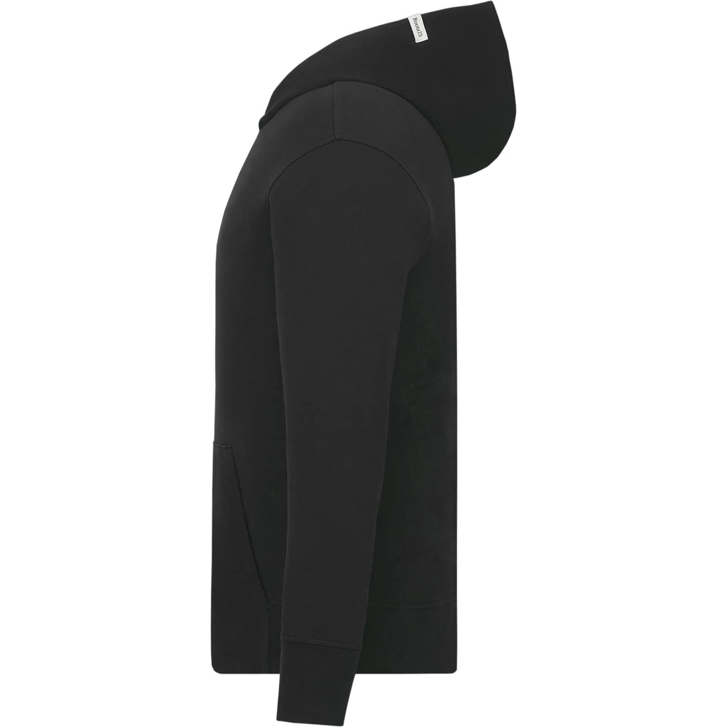 Roots73 Canmore Eco Pullover Hoodie, Unisex Transfer - Black - Left Side