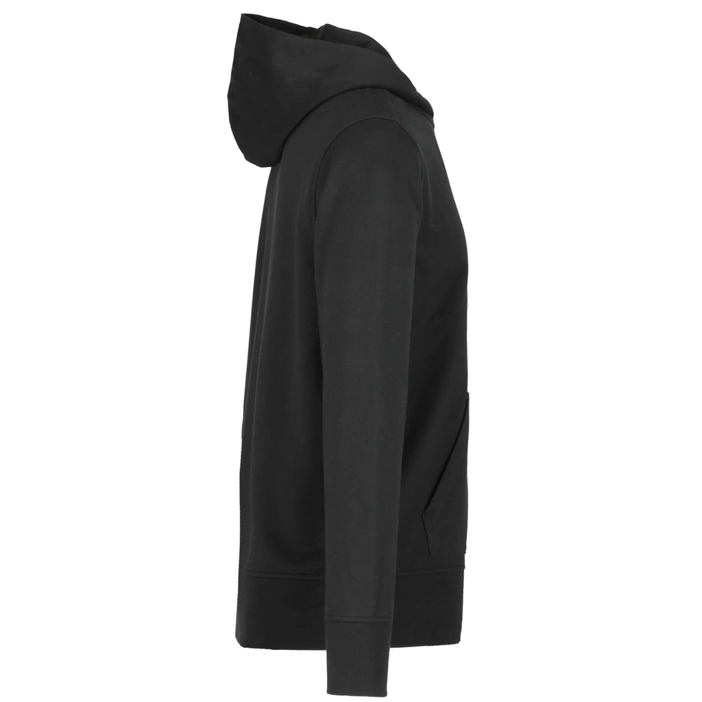 Roots73 Canmore Eco Quarter Zip Hoodie, Unisex Transfer - Black - Right Side