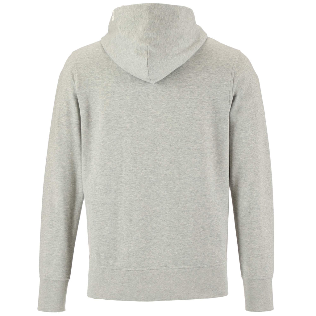 Roots73 Canmore Eco Quarter Zip Hoodie, Unisex Transfer - Grey Mix - Back