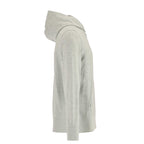 Roots73 Canmore Eco Quarter Zip Hoodie, Unisex Transfer - Grey Mix - Right Side
