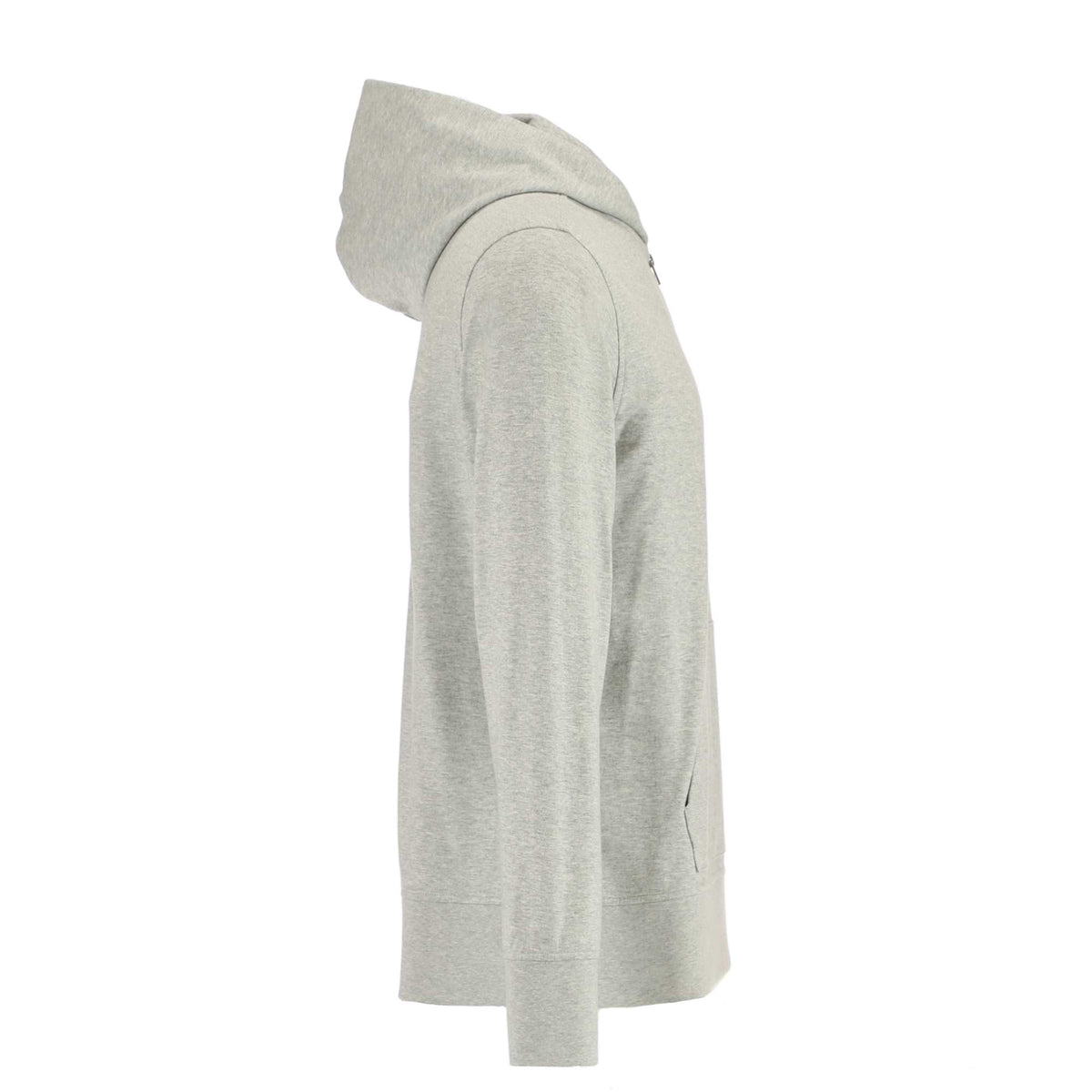Roots73 Canmore Eco Quarter Zip Hoodie, Unisex Transfer - Grey Mix - Right Side
