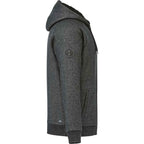Roots73 Copperbay Sherpa Lined Full Zip Hoodie for Men Embroidery - Black Mix - Right Side