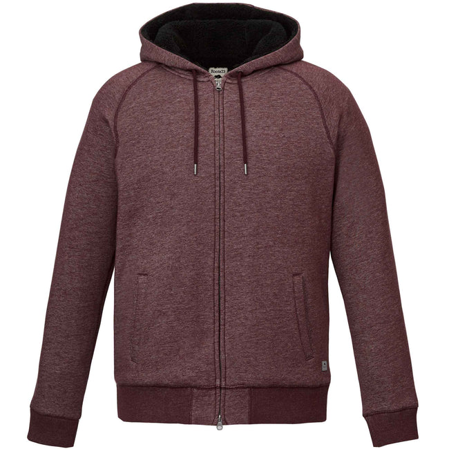 Roots73 Copperbay Sherpa Lined Full Zip Hoodie for Men Embroidery