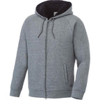 Roots73 Copperbay Sherpa Lined Full Zip Hoodie for Men Embroidery - Charcoal Mix - Left Angle