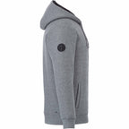 Roots73 Copperbay Sherpa Lined Full Zip Hoodie for Men Embroidery - Charcoal Mix - Right Side
