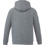 Roots73 Copperbay Sherpa Lined Full Zip Hoodie for Men Transfer - Charcoal Mix - Back
