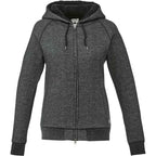 Roots73 Copperbay Sherpa Lined Full Zip Hoodie for Women Transfer - Black Mix - Front