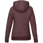 Roots73 Copperbay Sherpa Lined Full Zip Hoodie for Women Transfer - Burgundy Mix - Back