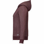 Roots73 Copperbay Sherpa Lined Full Zip Hoodie for Women Transfer - Burgundy Mix - Left Side
