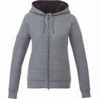Roots73 Copperbay Sherpa Lined Full Zip Hoodie for Women Transfer - Charcoal Mix - Front