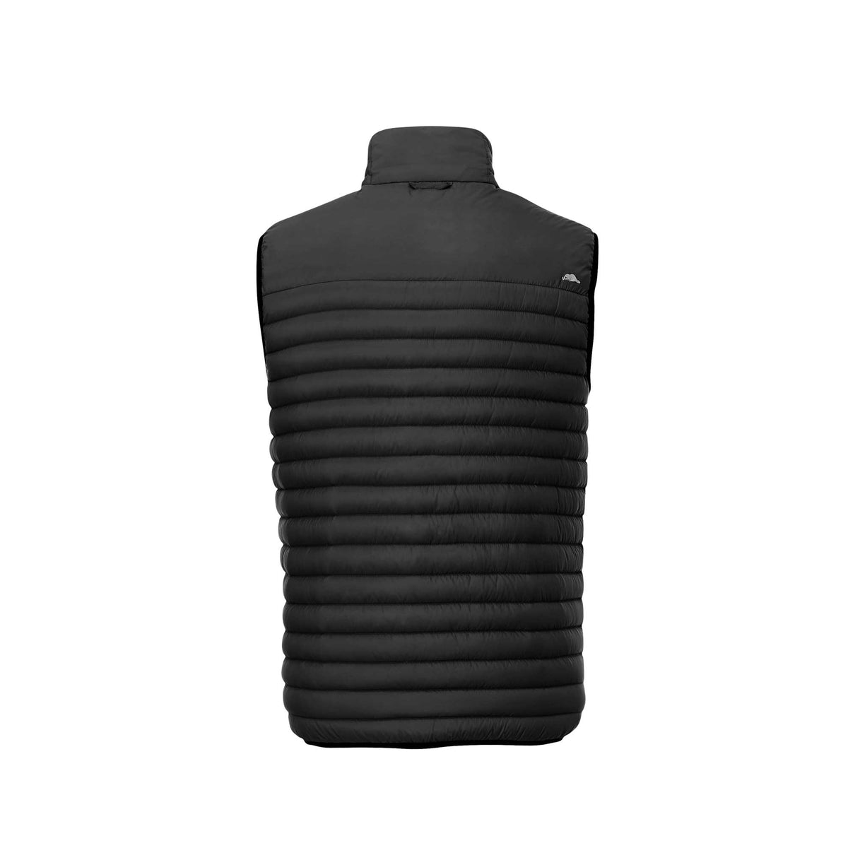Roots73 Eaglecove Packable Down Vest for Men Embroidery - Black - Back Flat
