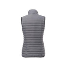 Roots73 Eaglecove Packable Down Vest for Women Embroidery - Quarry - Back Flat