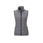 Roots73 Eaglecove Packable Down Vest for Women Embroidery - Quarry - Front Flat