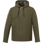 Roots73 Gravenhurst Insulated Hooded Jacket for Men Embroidery - Loden - Front