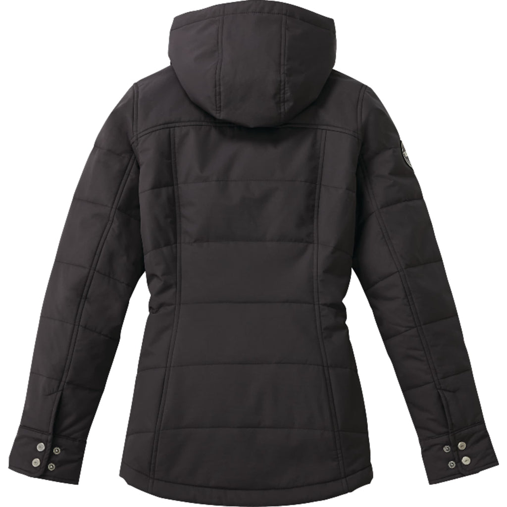 Roots73 Gravenhurst Insulated Hooded Jacket for Women Transfer - Grey Smoke - Back Flat