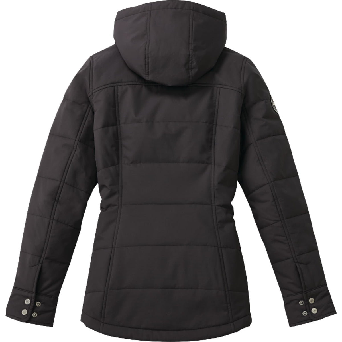 Roots73 Gravenhurst Insulated Hooded Jacket for Women Transfer - Grey Smoke - Back Flat