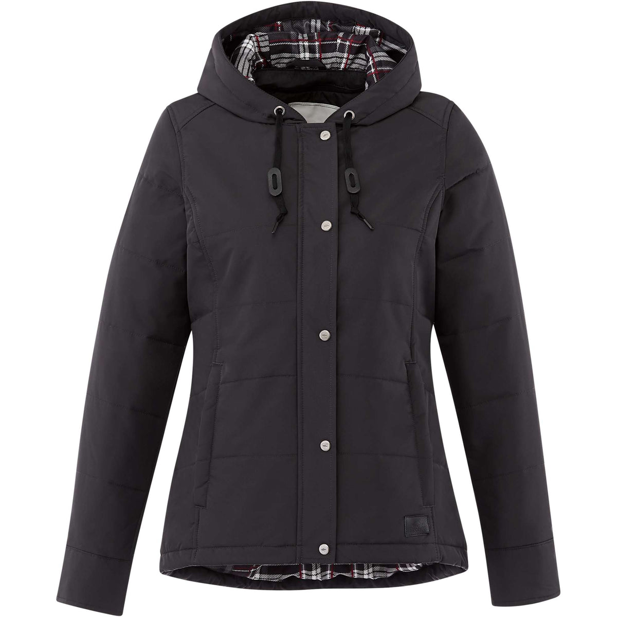 Roots73 Gravenhurst Insulated Hooded Jacket for Women Transfer - Grey Smoke - Front