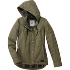 Roots73 Gravenhurst Insulated Hooded Jacket for Women Transfer - Loden - Front Flat