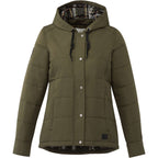 Roots73 Gravenhurst Insulated Hooded Jacket for Women Transfer - Loden - Front