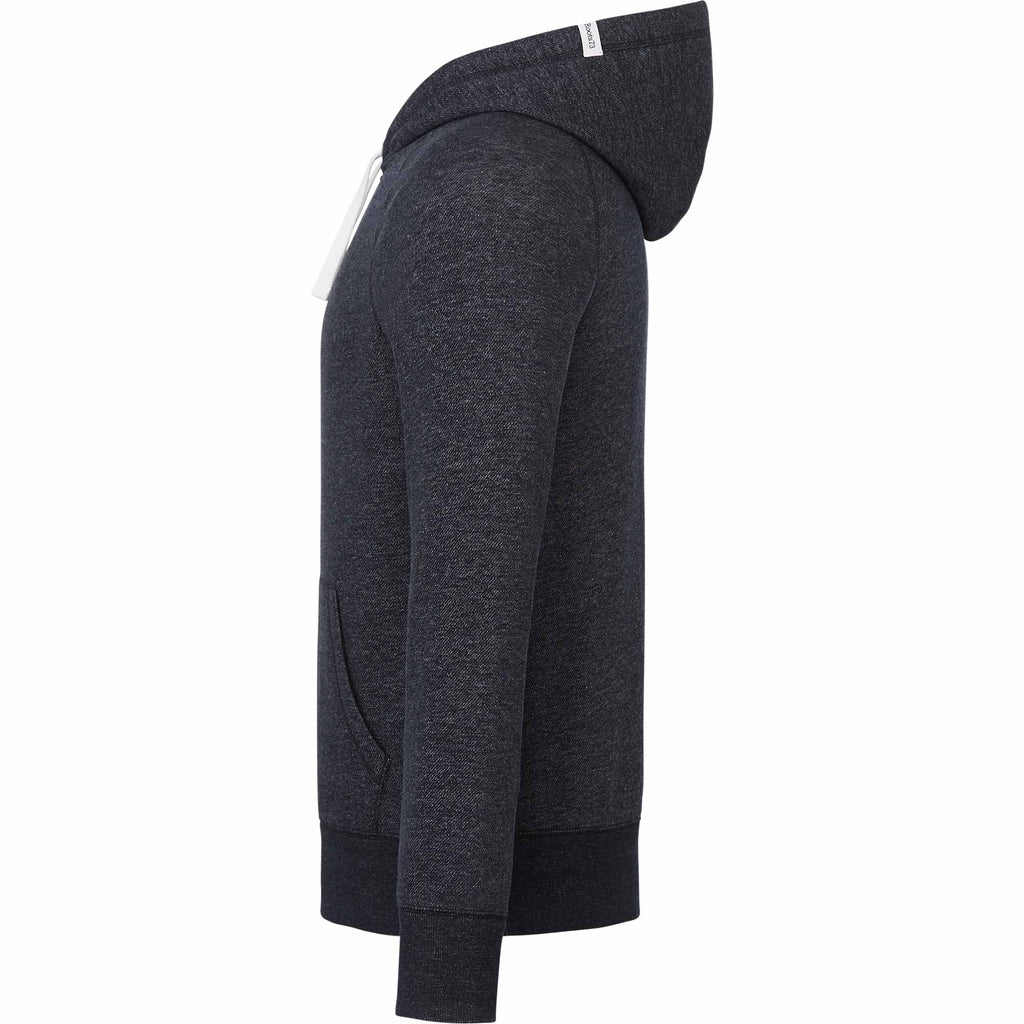 Roots73 Maplegrove Fleece Hoodie for Men Embroidery - Black Mix - Left Side