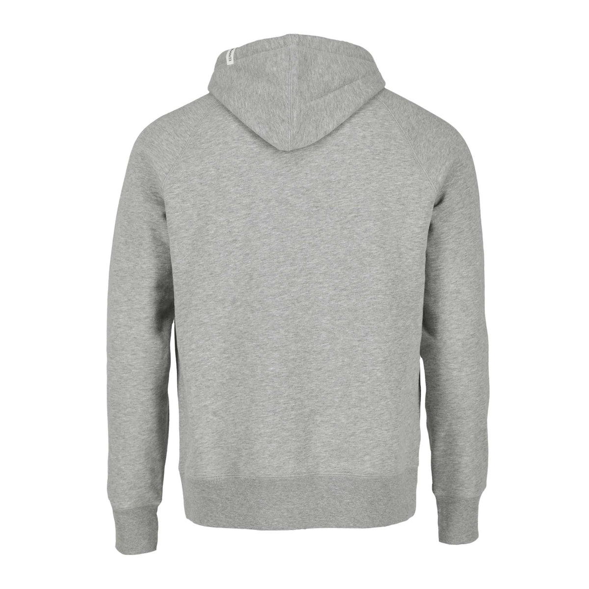 Roots73 Maplegrove Fleece Hoodie for Men Embroidery - Grey Mix - Back Flat