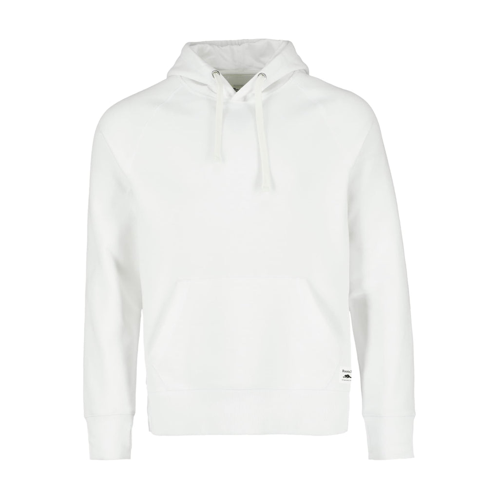 Roots73 Maplegrove Fleece Hoodie for Men Embroidery - White - Front Flat