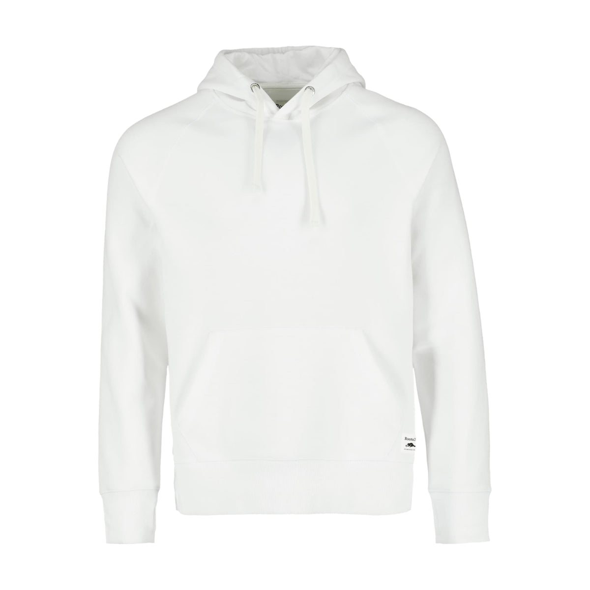 Roots73 Maplegrove Fleece Hoodie for Men Embroidery - White - Front Flat