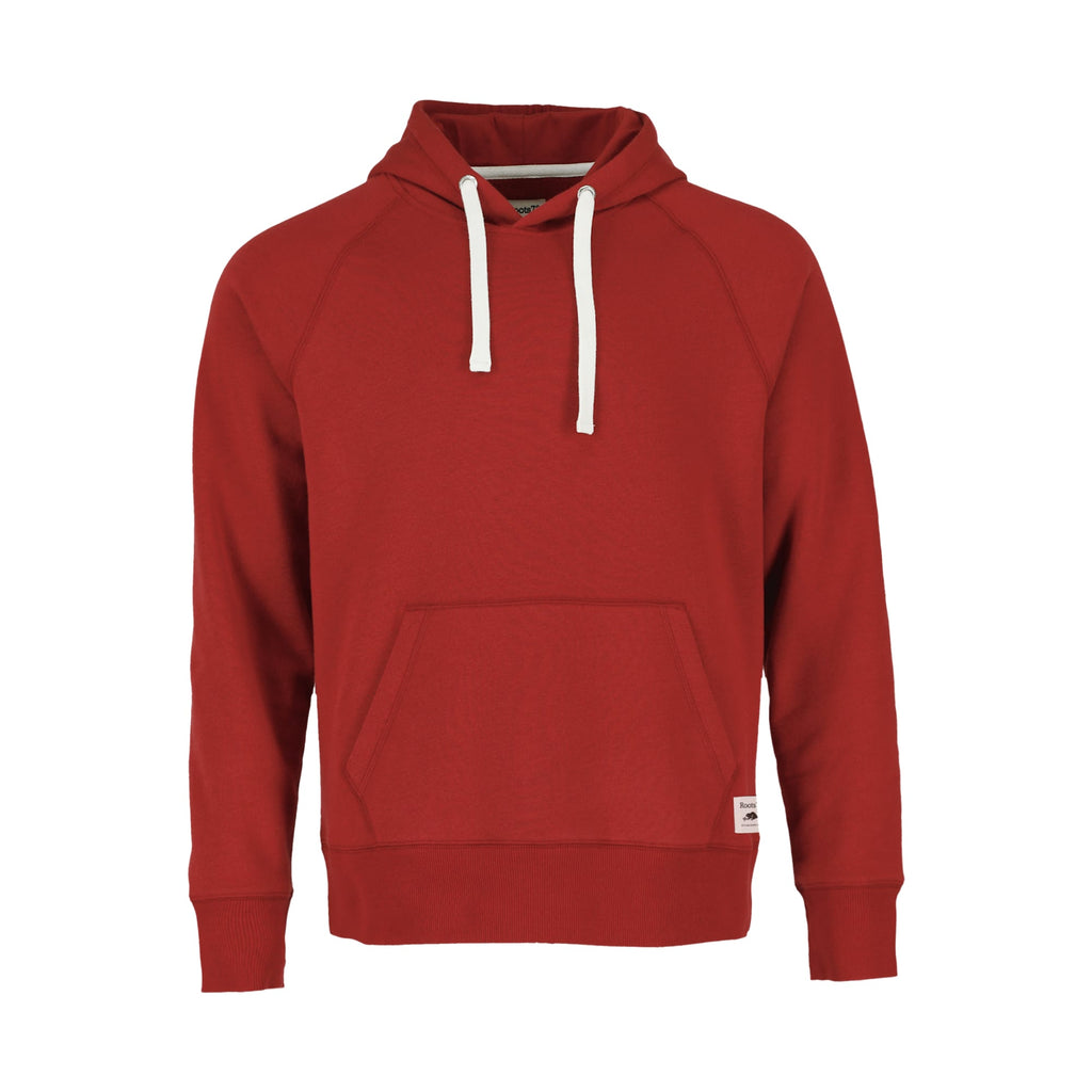 Roots73 Maplegrove Fleece Hoodie for Men Transfer - Dark Red - Front Flat