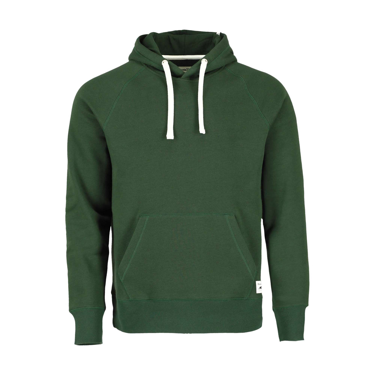 Roots73 Maplegrove Fleece Hoodie for Men Transfer - Pine Green - Front Flat