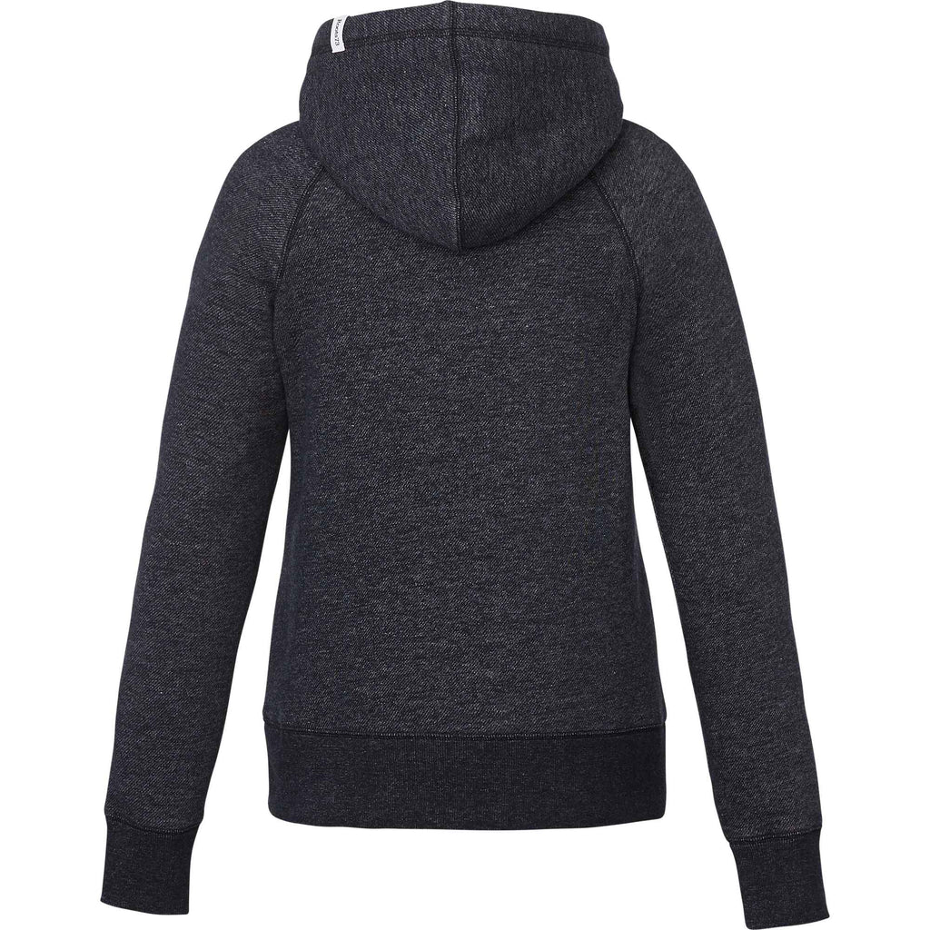 Roots73 Maplegrove Fleece Hoodie for Women Transfer - Black Mix - Back