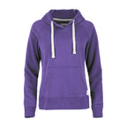 Roots73 Maplegrove Fleece Hoodie for Women Transfer - Bright Purple - Front Flat