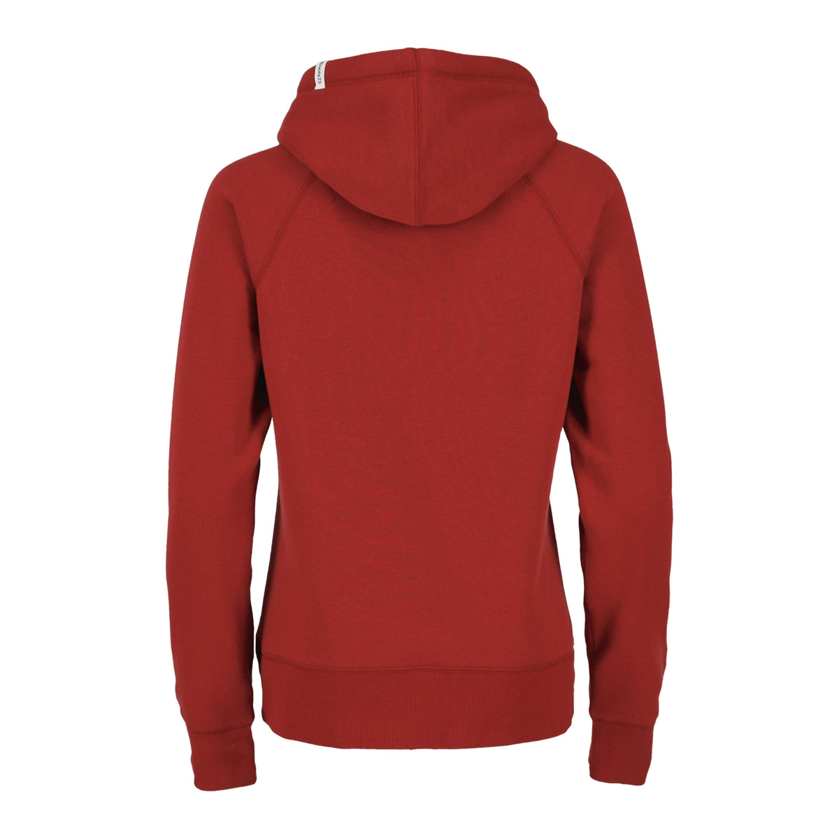 Roots73 Maplegrove Fleece Hoodie for Women Transfer - Dark Red - Back Flat