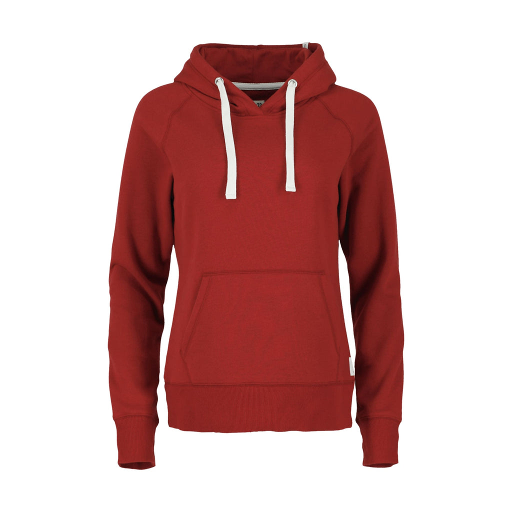 Roots73 Maplegrove Fleece Hoodie for Women Transfer - Dark Red - Front Flat
