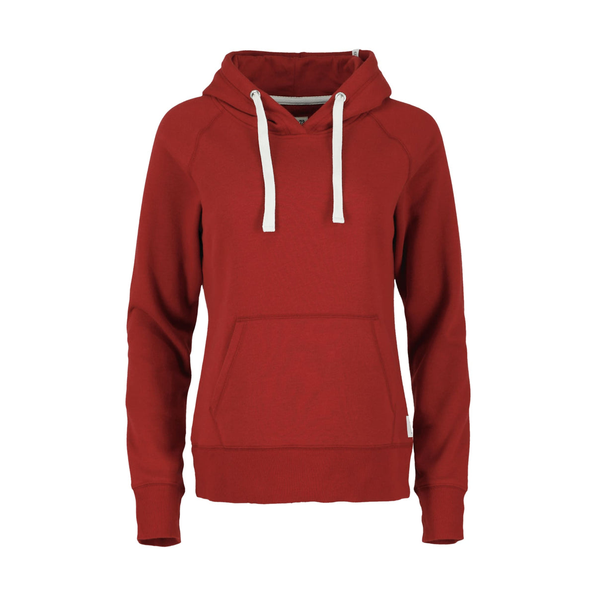 Roots73 Maplegrove Fleece Hoodie for Women Transfer - Dark Red - Front Flat