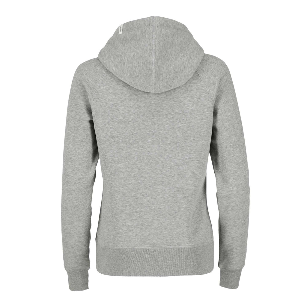 Roots73 Maplegrove Fleece Hoodie for Women Transfer - Grey Mix - Back Flat