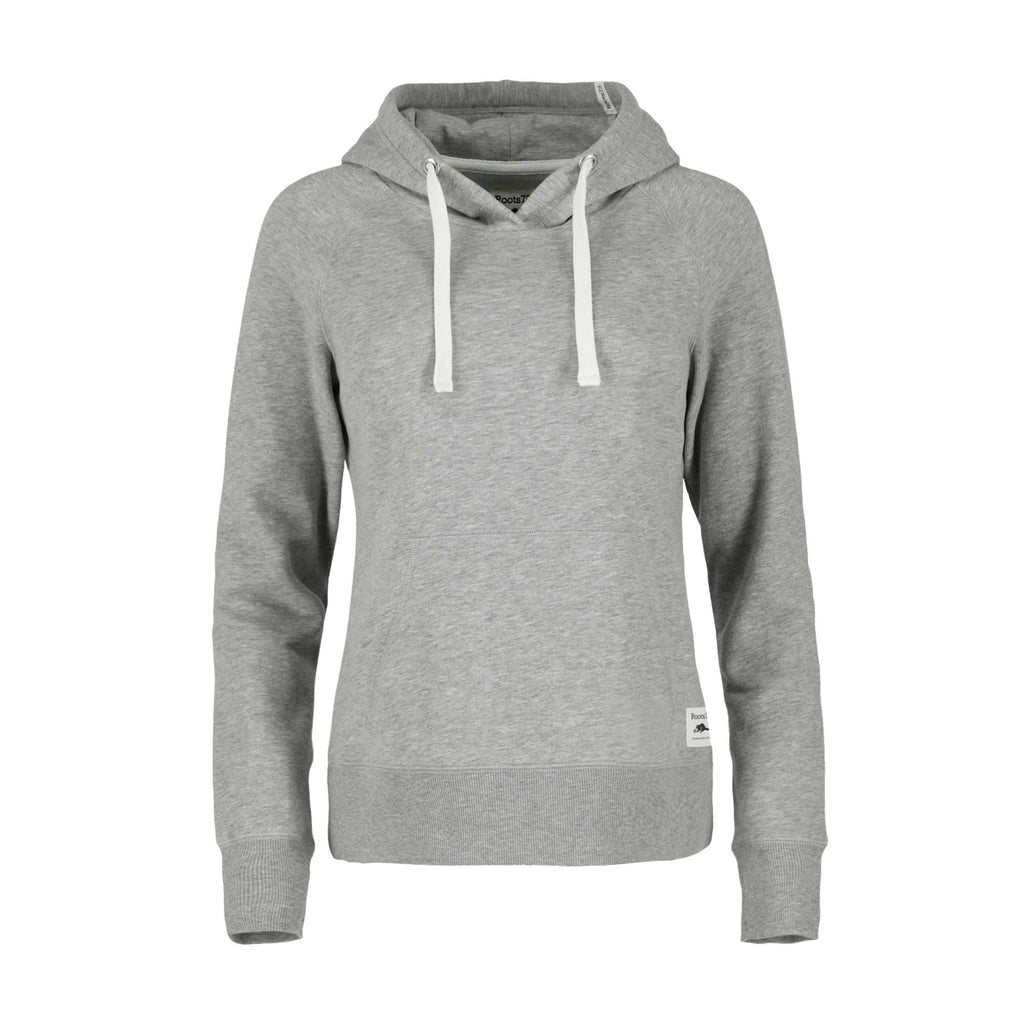 Roots73 Maplegrove Fleece Hoodie for Women Transfer - Grey Mix - Front Flat